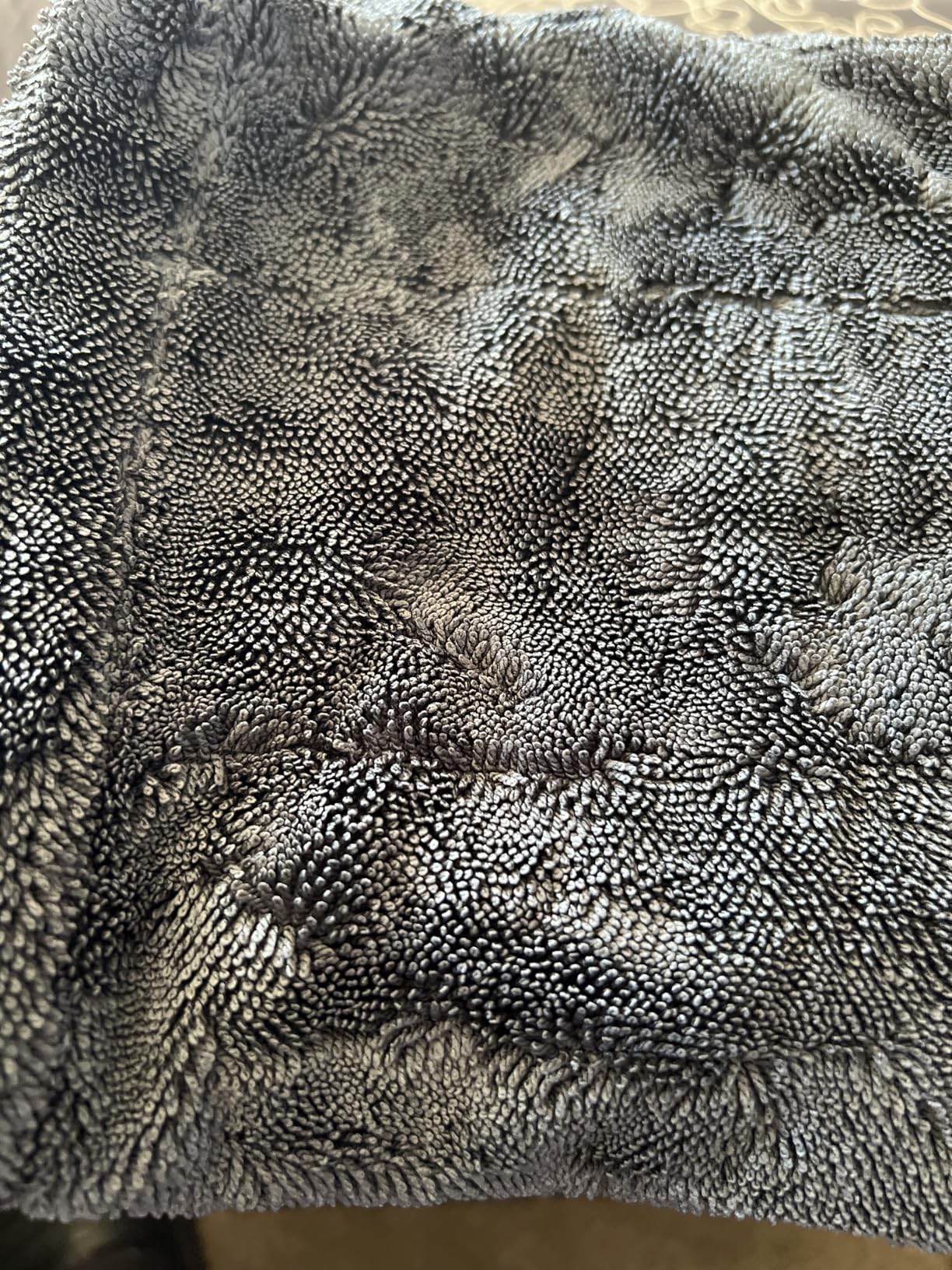 Customer review photo for GLANZ Aqua Magnet drying towel